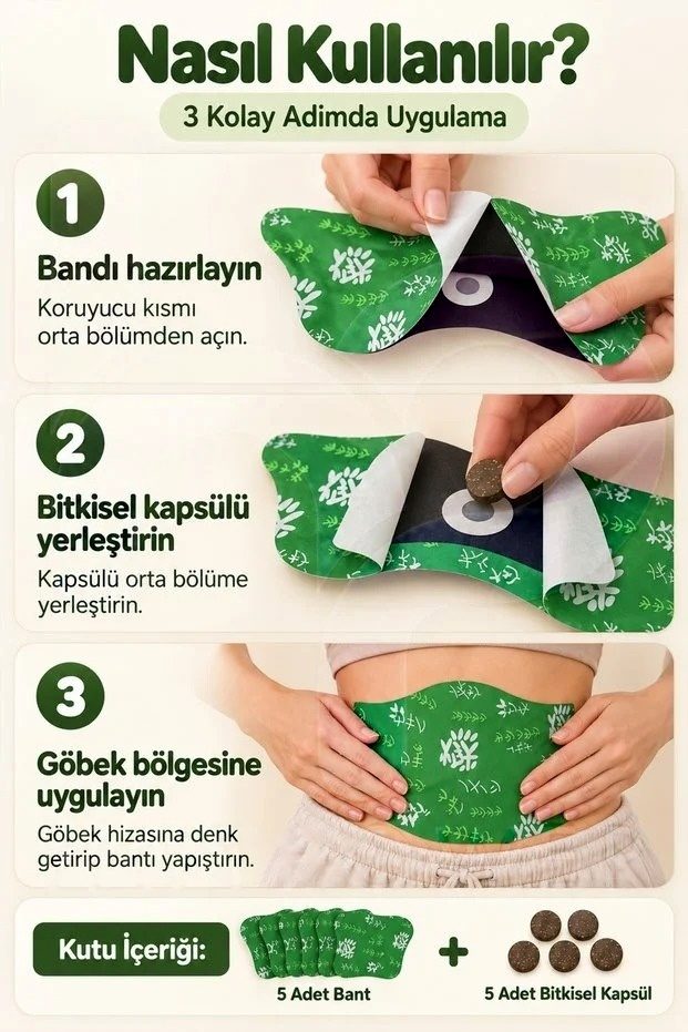 3 adımda kullanım